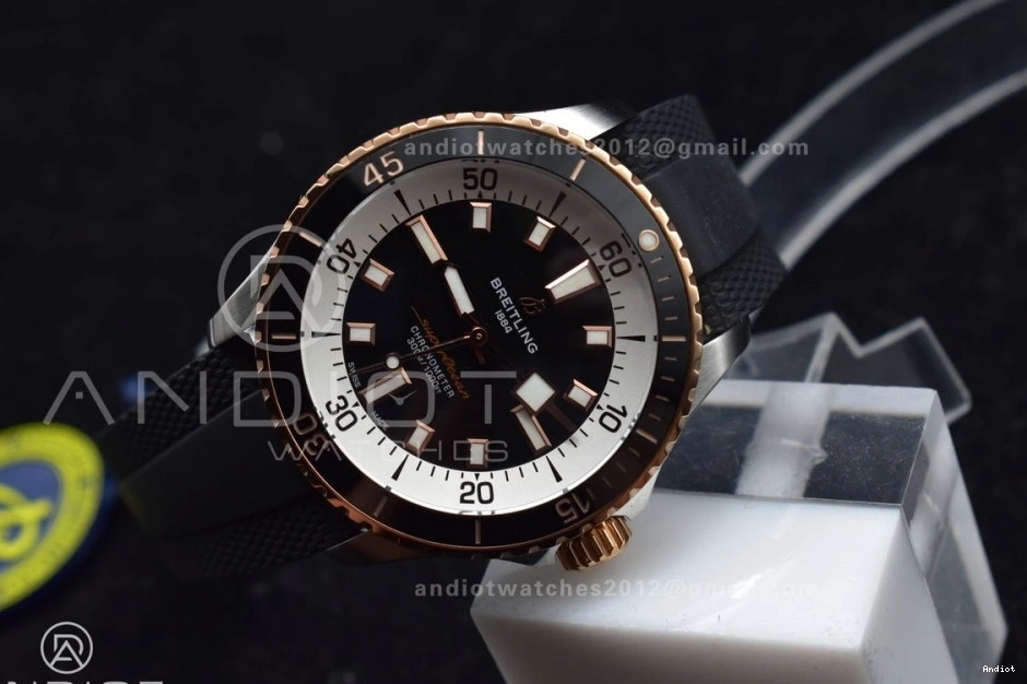 Edition Black SS RG Black 42 Strap BLSF Rubber A2824 Dial Automatic Best 1:1 SuperOcean on 0408